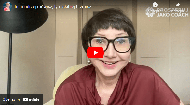 Im&nbsp;“mądrzej” mówisz, tym słabiej brzmisz